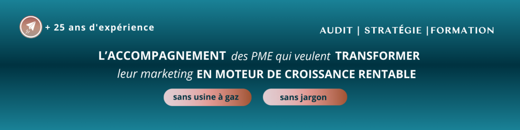 L'accompagnement des PME qui veulent transformer leur marketing en moteur de croissance durable